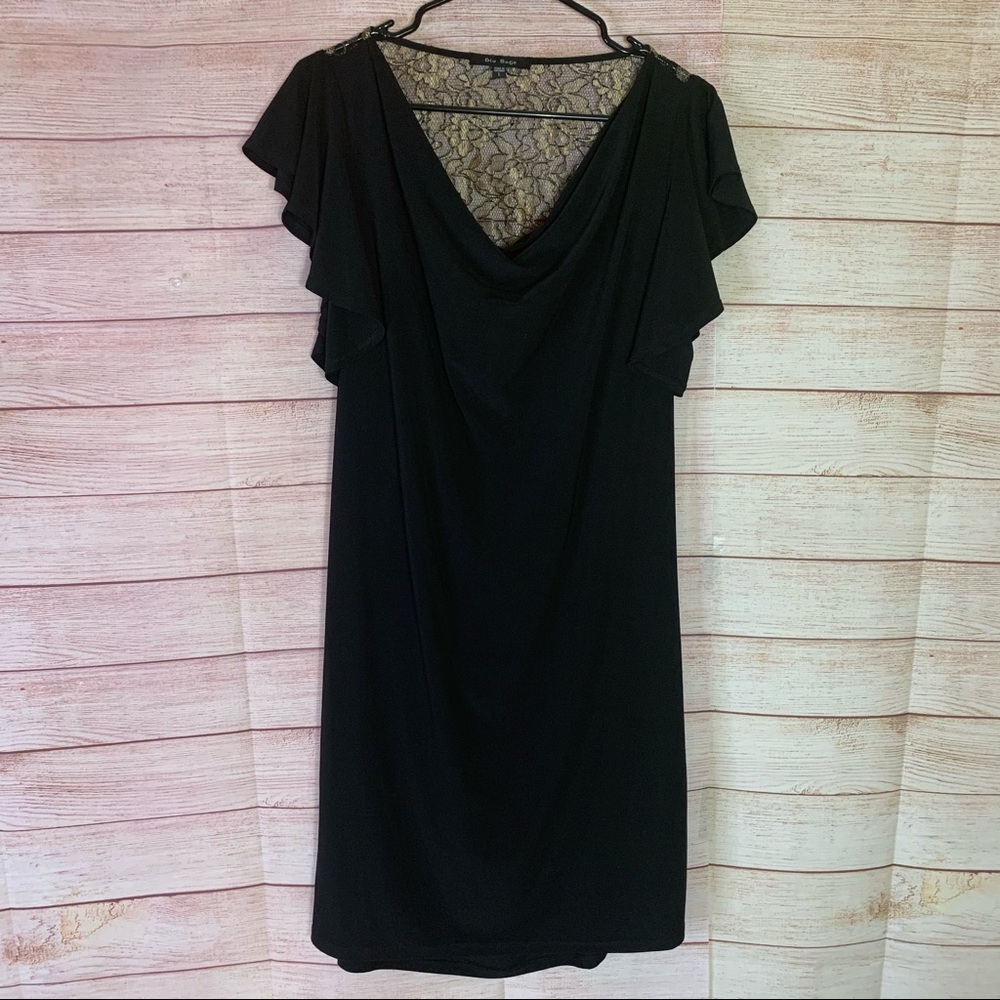 BTU Black Lace Dress Large‎